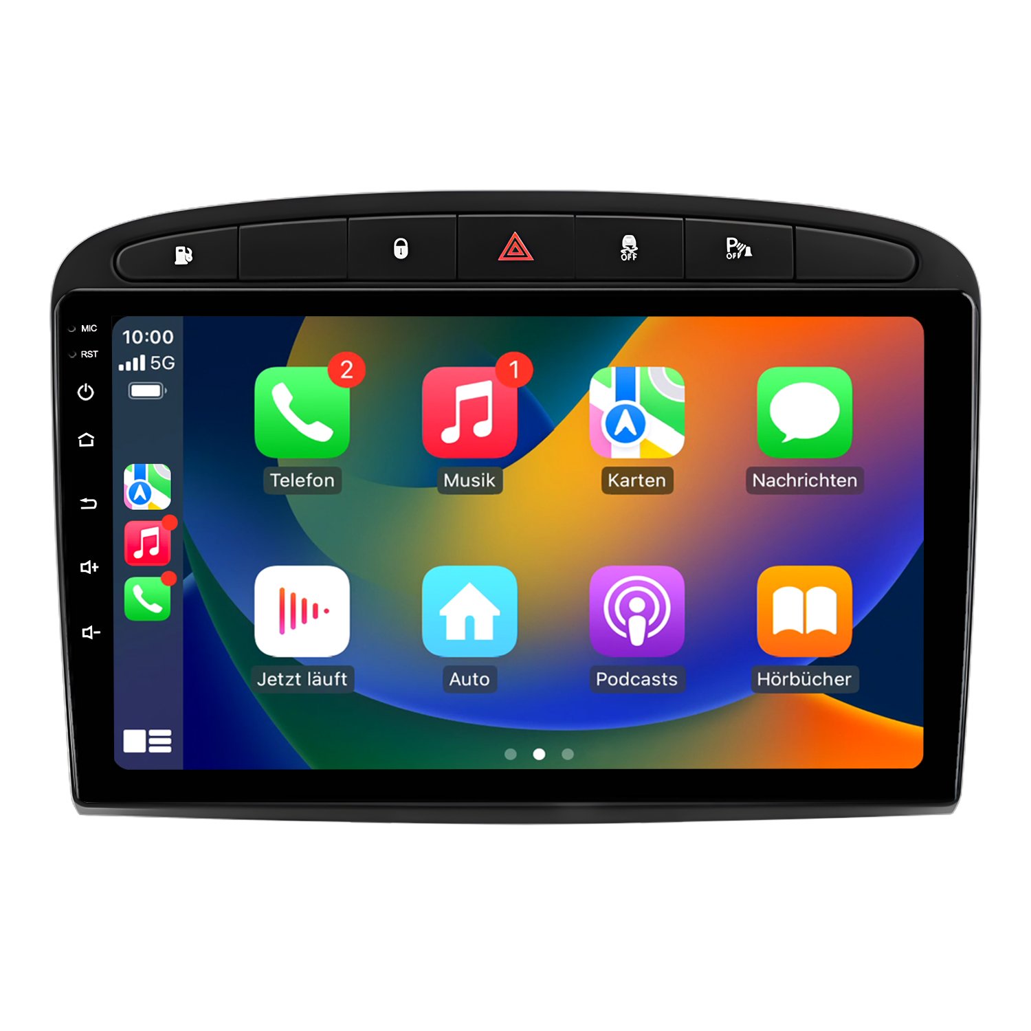 Radio voor Peugeot 308 CarPlay Android Auto Bluetooth Navigatie