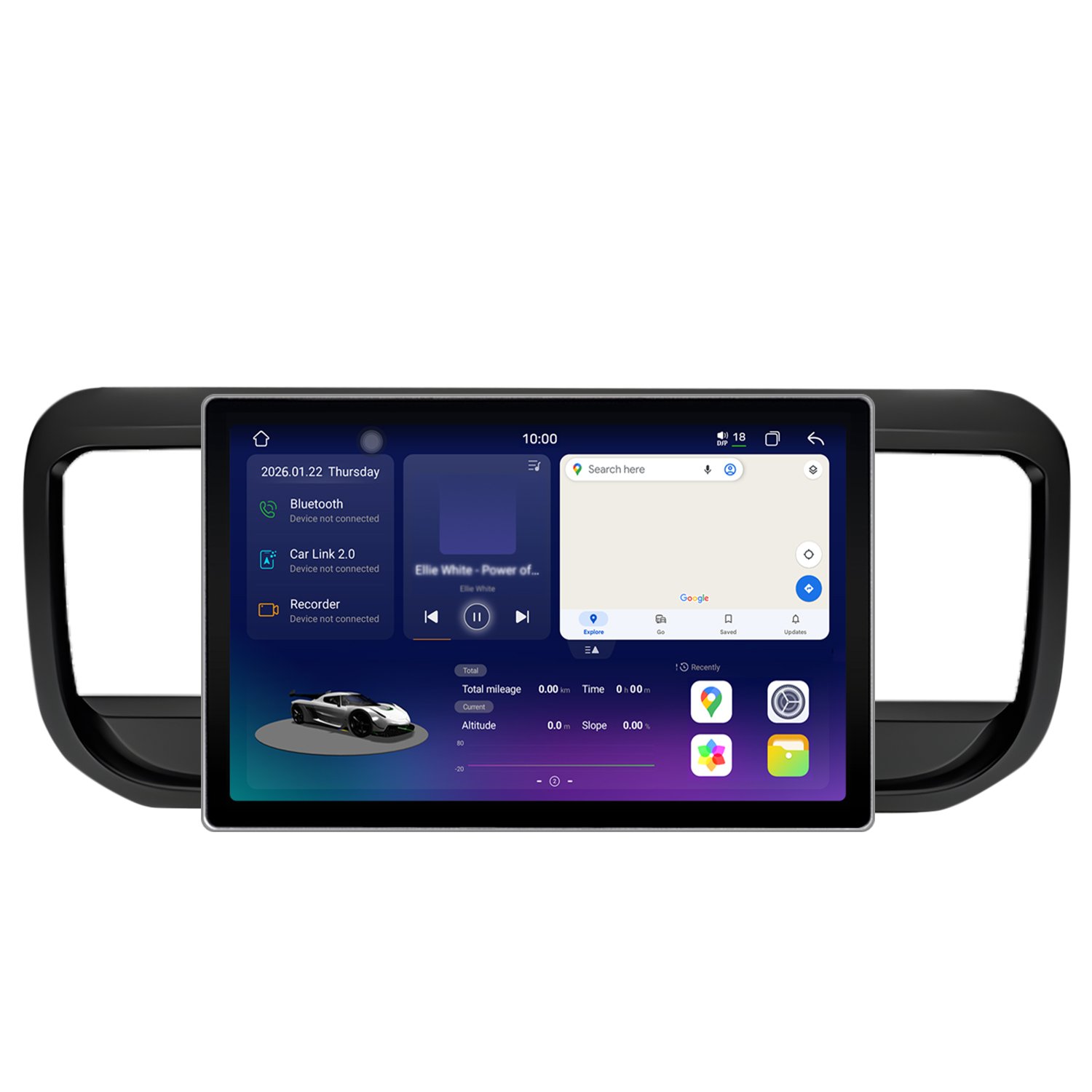 2K-display radio voor Citroen Jumpy III Expert III CarPlay Android Auto X9/X9 Plus - Image 2