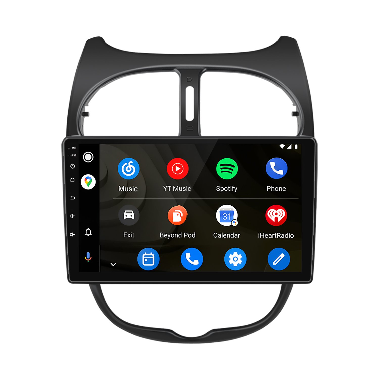 Radio voor Peugeot 206 CarPlay Android Auto Bluetooth Navigatie - Image 2