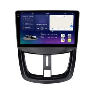 2K-Display radio voor Peugeot 207 CarPlay Android Auto Bluetooth navigatie X9/X9 Plus