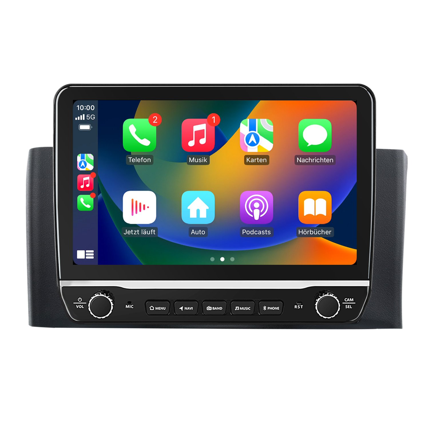Radio met draaiknop voor Smart 451 Fortwo CarPlay Android Auto - Image 3