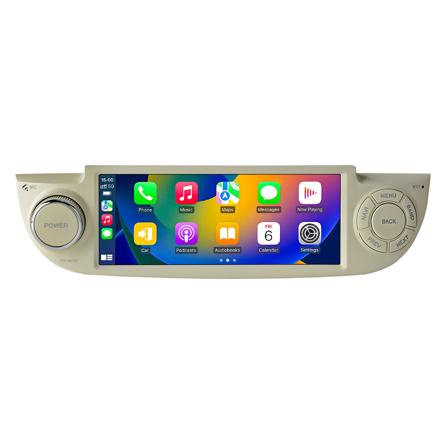 Radio voor Fiat 500 CarPlay Android Auto Navigatie - Image 2
