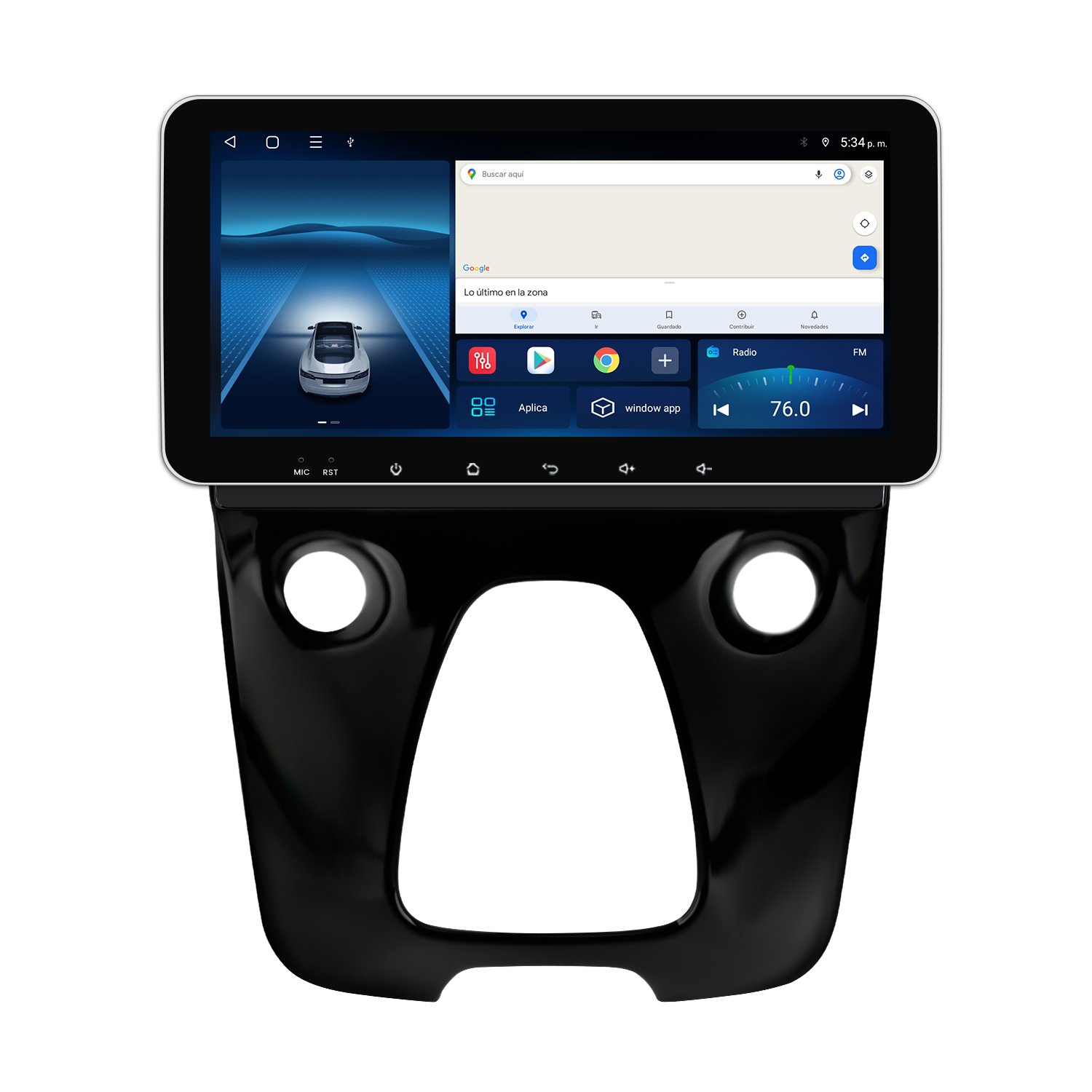 Radio voor Peugeot 108 Citroen C1 Toyota Aygo CarPlay Android Auto Bluetooth Navi - Image 2