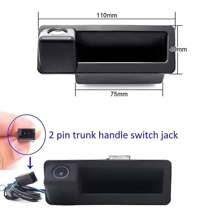 achteruitrijcamera voor BMW met handgreep - Image 5