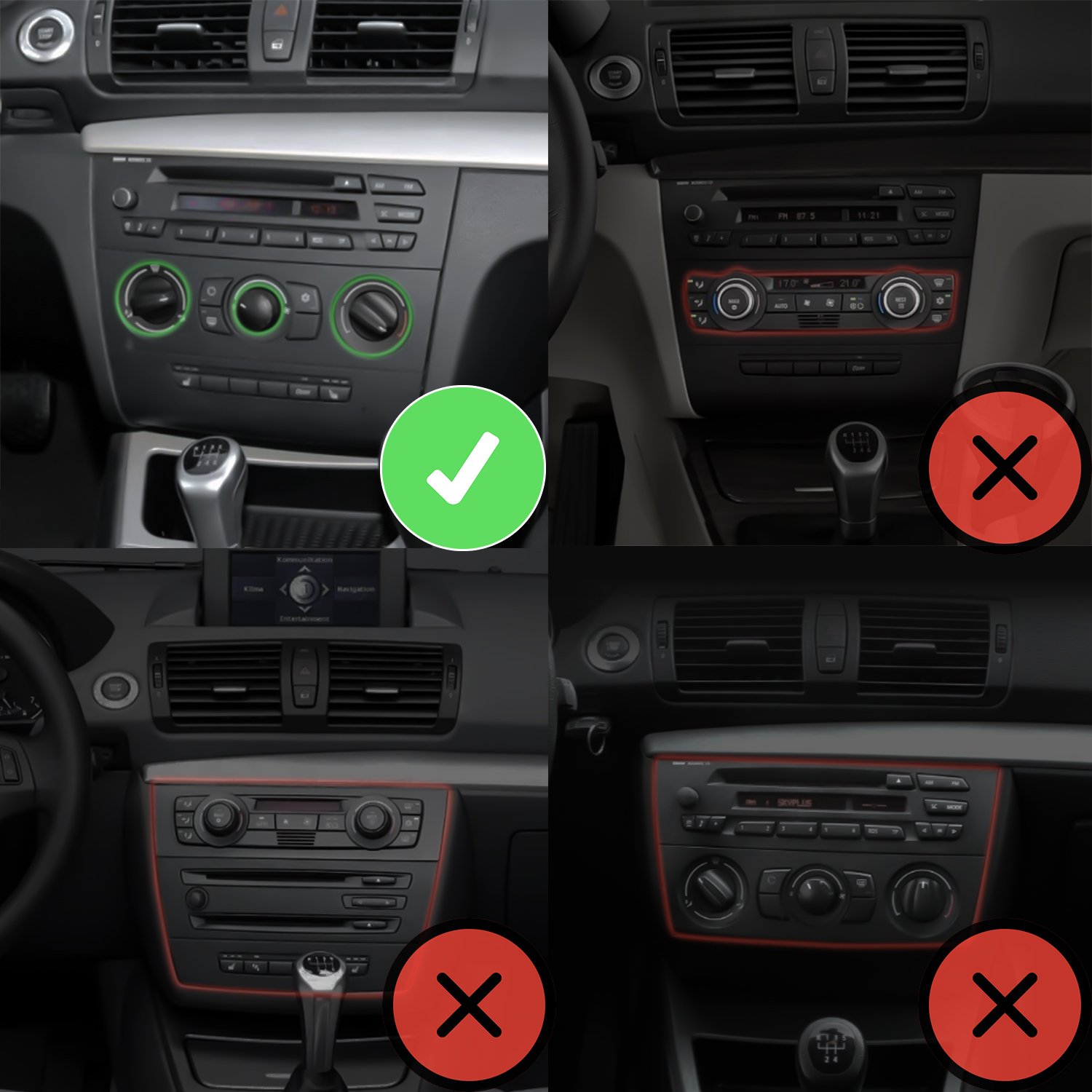Radio voor BMW 1 Serie E81 E82 E87 E88 CarPlay Android Auto - Image 2