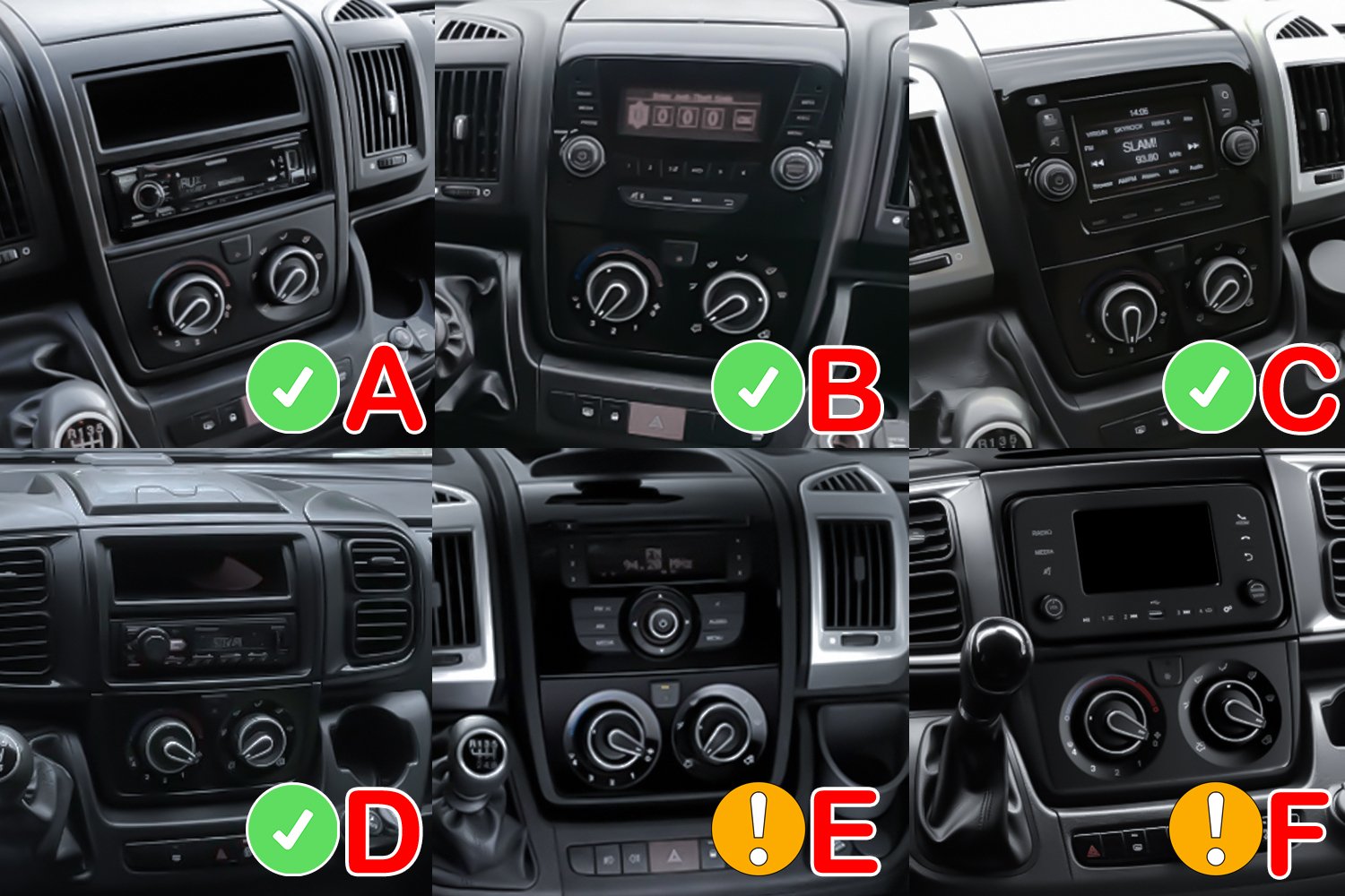 Radio voor Fiat Ducato Citroen Jumper Peugeot Boxer CarPlay Android Auto & Bluetooth - Image 2