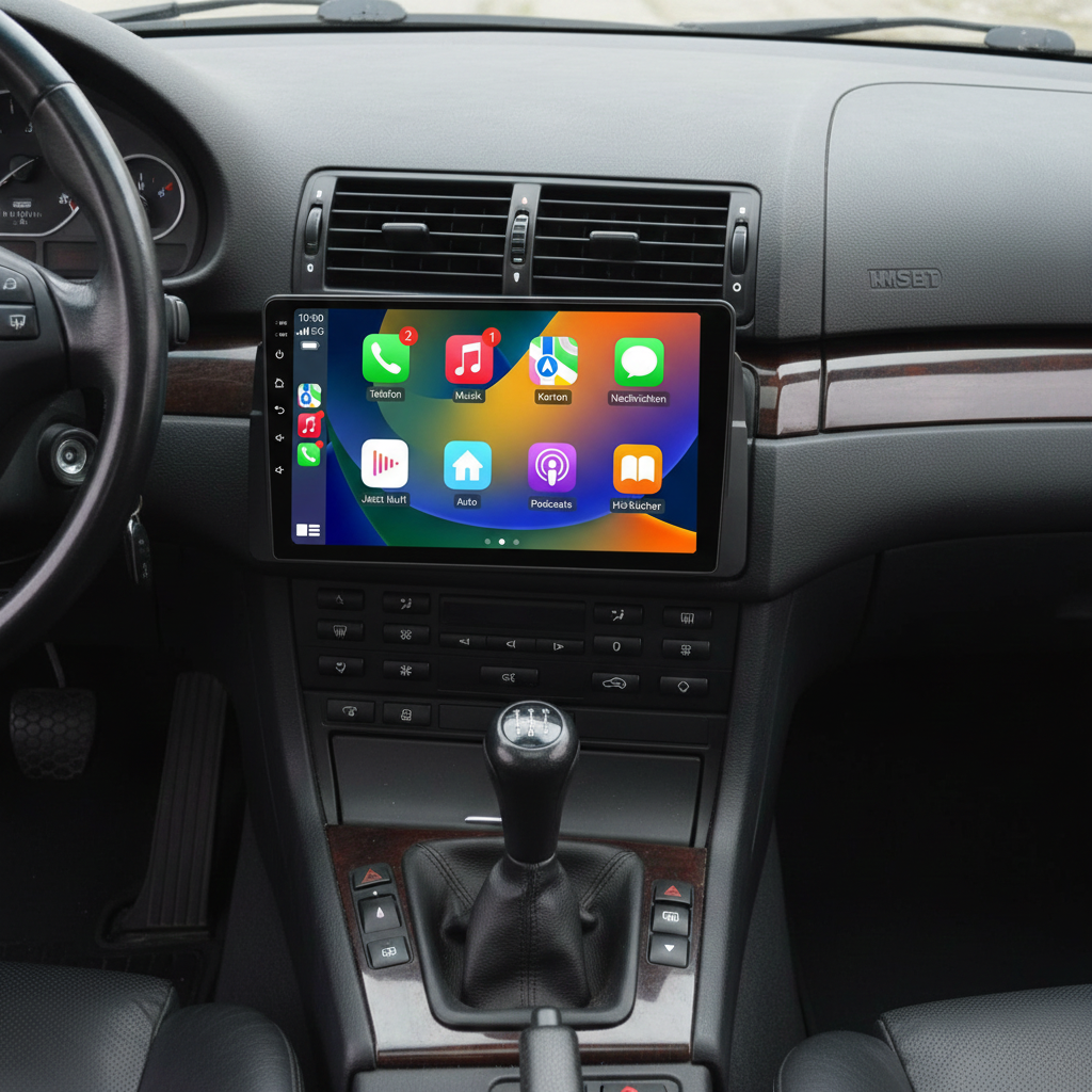 Linux Radio voor BMW 3ER E46 E90 CarPlay Android Auto Bluetooth - Image 2