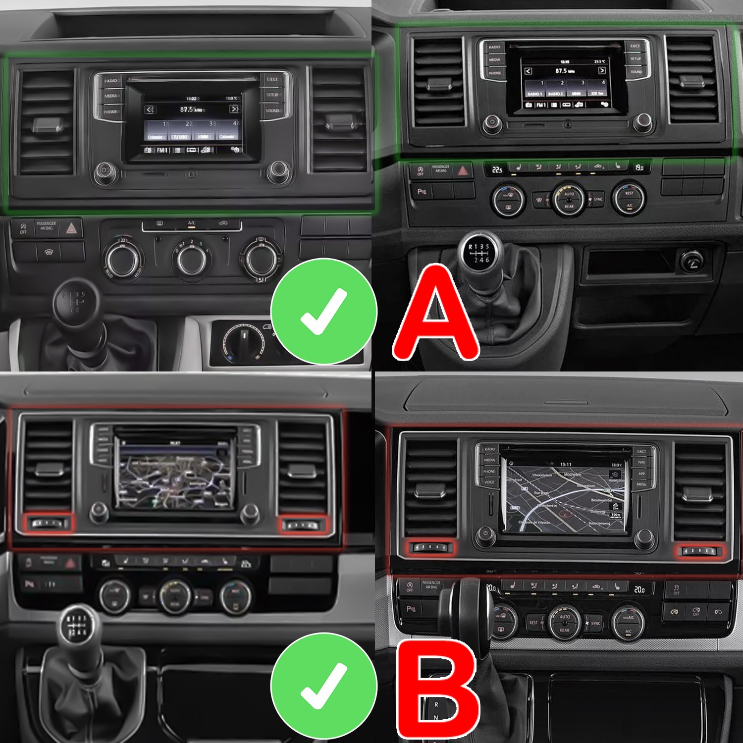 Linux Radio voor VW T6 CarPlay Android Auto Bluetooth - Image 3