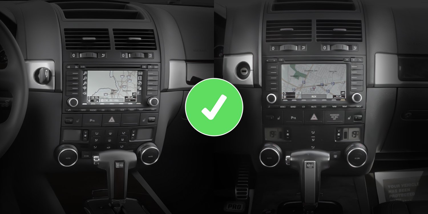 Radio voor VW Touareg I 7L T5 Multivan CarPlay Android Auto Navi Bluetooth - Image 3