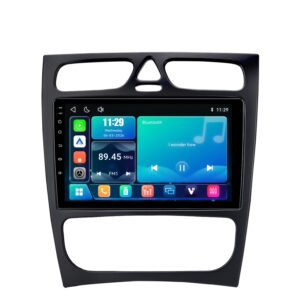 Linux Radio voor Mercedes W203 CarPlay Android Auto Bluetooth