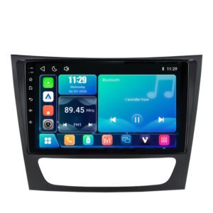 Linux Radio voor Mercedes W211 CarPlay Android Auto Bluetooth