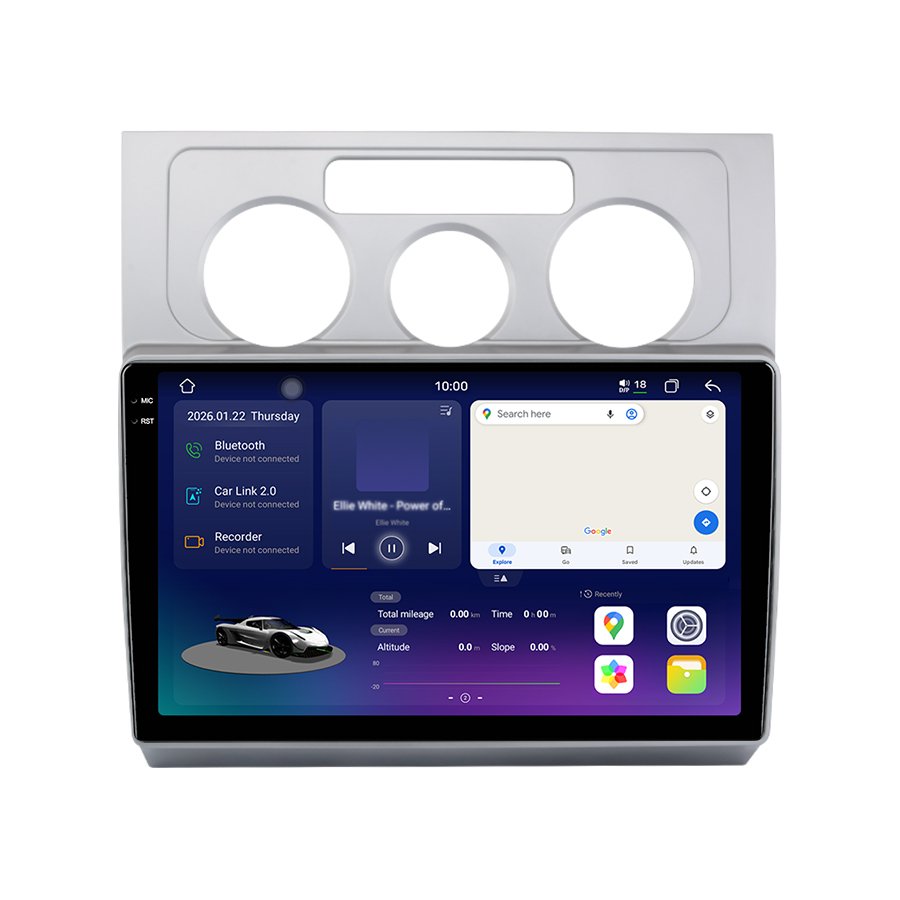 2K-Display Radio voor VW Touran 1T1 1T2 CarPlay Android Auto GPS Navi X9/X9 Plus - Image 3