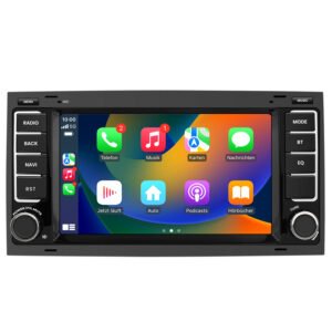 Radio voor VW Touareg I 7L T5 Multivan CarPlay Android Auto Navi Bluetooth
