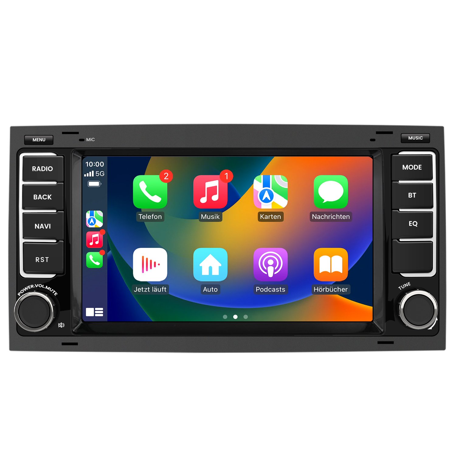 Radio voor VW Touareg I 7L T5 Multivan CarPlay Android Auto Navi Bluetooth